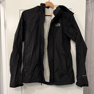 The North Face Black Raincoat